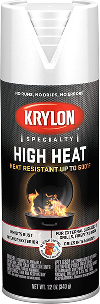 SPRAY PAINT - KRYLON HI HEAT WHITE