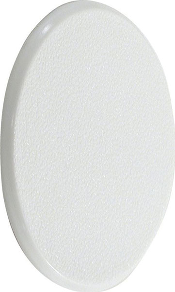 DOOR SHIELD - 3 1/4" ROUND WHITE