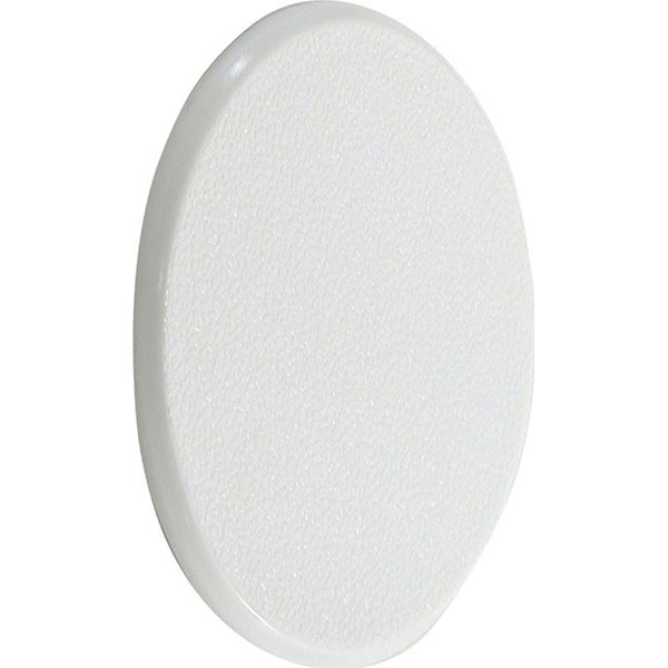 DOOR SHIELD - 3 1/4" ROUND WHITE