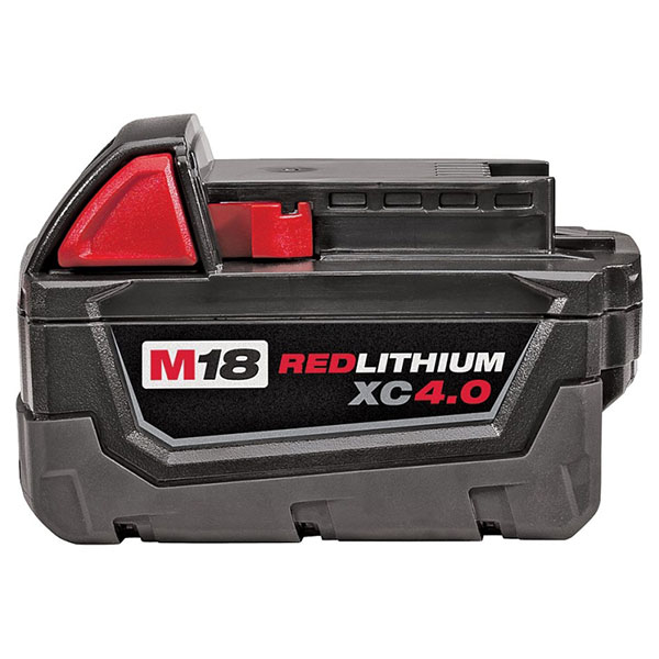 BATTERY - 18V MILWAUKEE RED 4.0