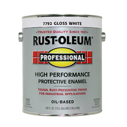 PAINT - RUSTOLEUM GLOSS WHITE ENAMEL (1 GAL.)