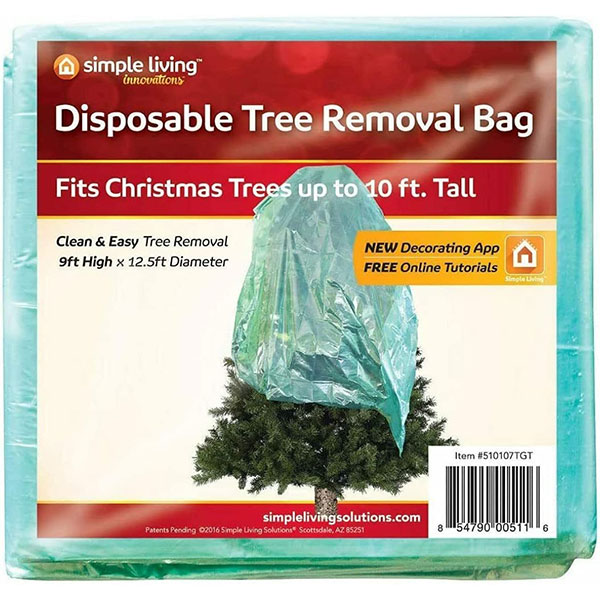 BAG - XMAS TREE REMOVAL W/CLIP