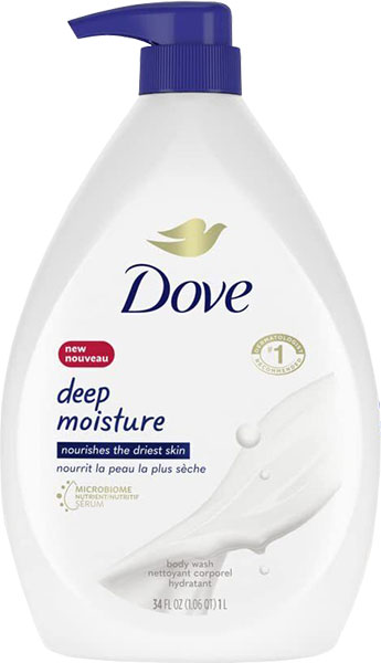 BODY WASH - DOVE PUMP SENSITIVE SKIN 34 OZ