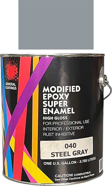 PAINT - GC SUPER ENAMEL STEEL GRAY GAL.