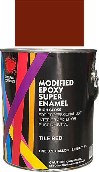 PAINT - GC SUPER ENAMEL TILE RED GAL