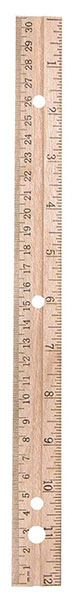 RULER - 12" WOOD