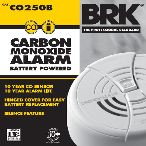 CARBON ALARM - BRK 9V BATTERY