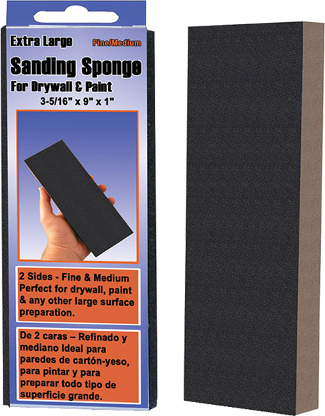 SANDING SPONGE - FINE/MEDIUM 9" XL