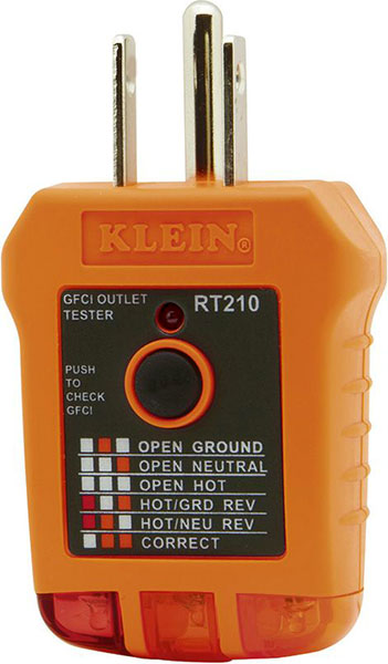 OUTLET TESTER - GFCI KLEIN