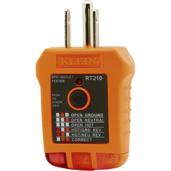 OUTLET TESTER - GFCI KLEIN