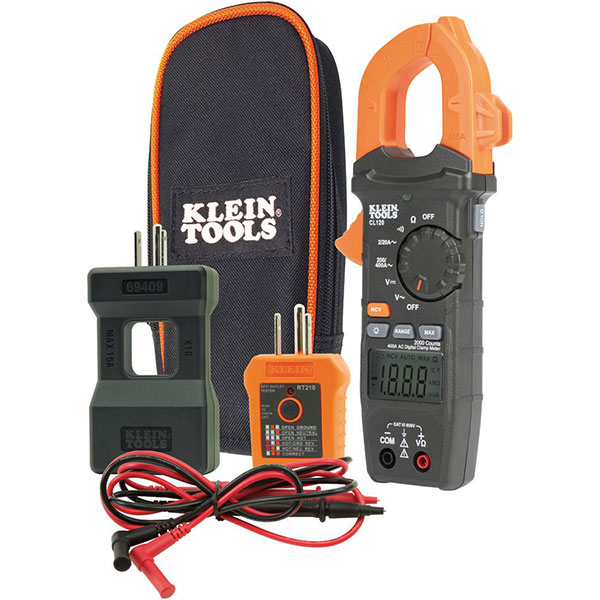 TESTER - KLEIN CLAMP METER KIT