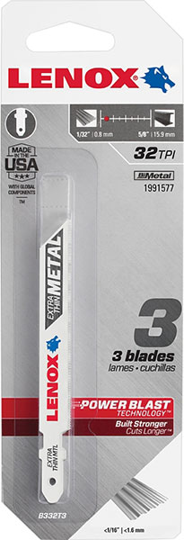 JIGSAW BLADE - LENOX 32T 3-5/8"