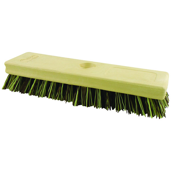 SCRUB BRUSH - DECK WOOD 10"