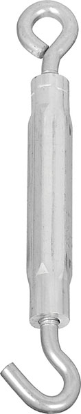 TURNBUCKLE - 3/8" X 16" ZINC