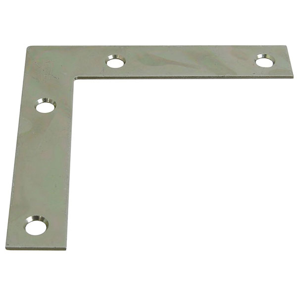 CORNER FLAT - 4 X 3/4 ZINC