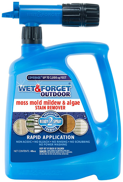 MILDEW REMOVER - WET&FORGET 48OZ