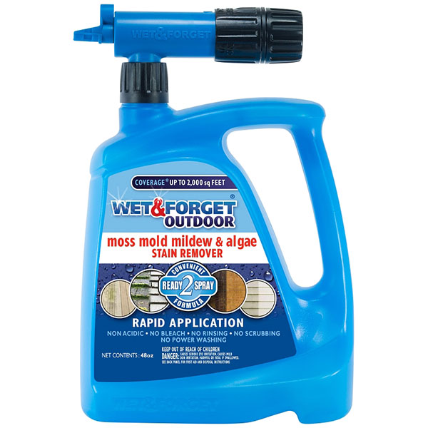 MILDEW REMOVER - WET&FORGET 48 OZ.