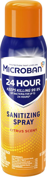 SPRAY SANITIZER - MICROBAN 15 OZ