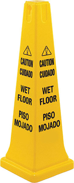 FLOOR SIGN - 36" WET RUBBERMAID