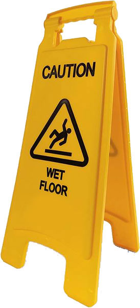 FLOOR SIGN - WET FOLDING HD