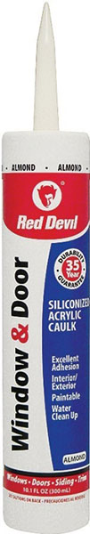 CAULK - RED DEVIL ALMOND 10OZ