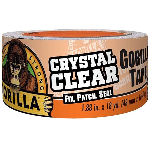TAPE - DUCT 2 X 18YD CLEAR GORILLA