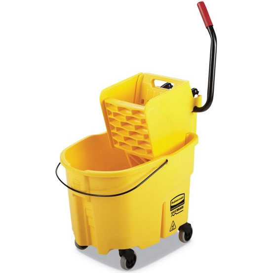 PAIL & WRINGER - 35QT RUBBERMAID