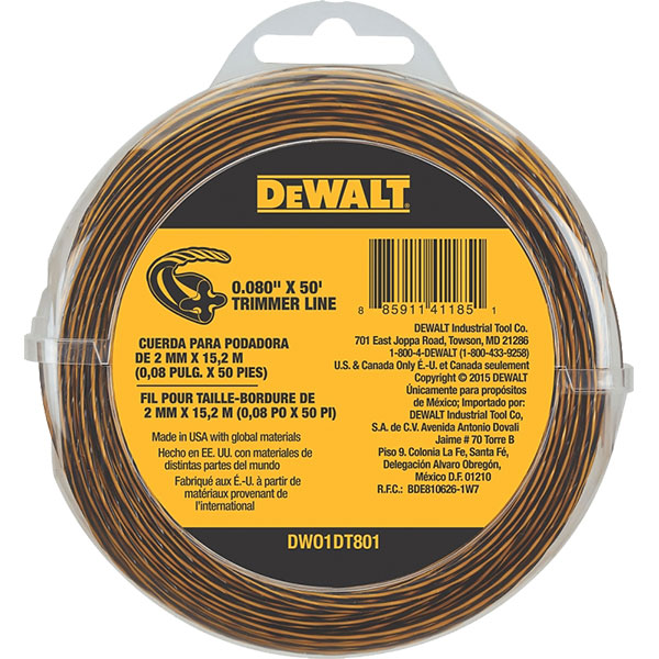 STRING TRIMMER LINE - DEWALT