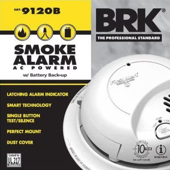 SMOKE ALARM - 10 YR. LITHIUM BRK