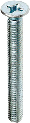 PHILLIPS FLAT HEAD METAL SCREWS