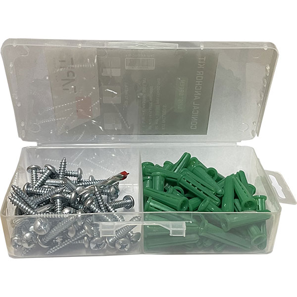 ANCHOR KIT - #12-14 GREEN W/BIT