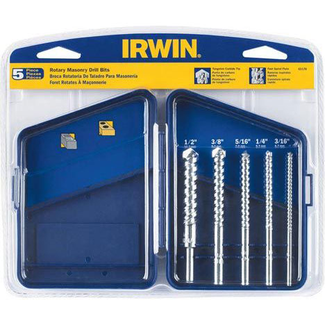 DRILL BIT SET - MASONRY 5 PIECE