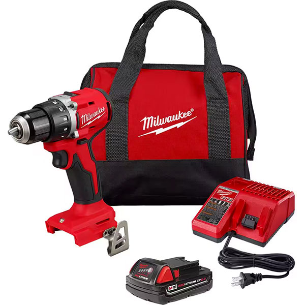 DRILL - MILWUAKEE 18V 1/2" DRIVE KIT