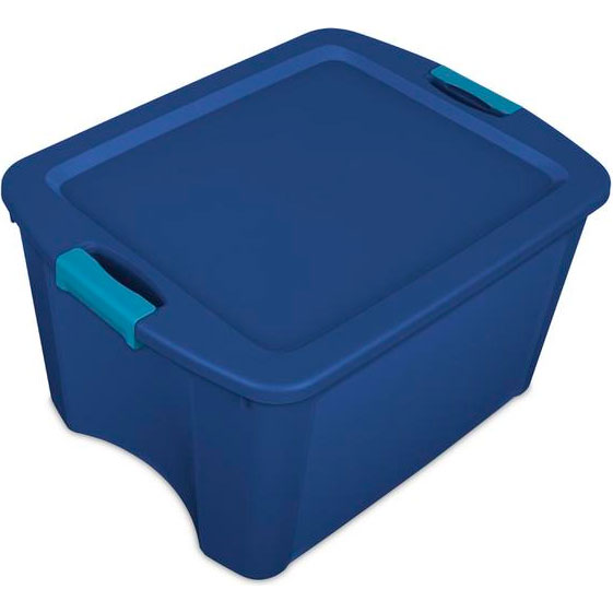 TOTE BOX - 18 GAL BLUE