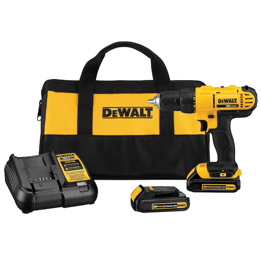 DRILL - DEWALT KIT 20V 1/2" BR