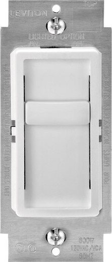 DIMMER - SLIDE WHITE DECORA