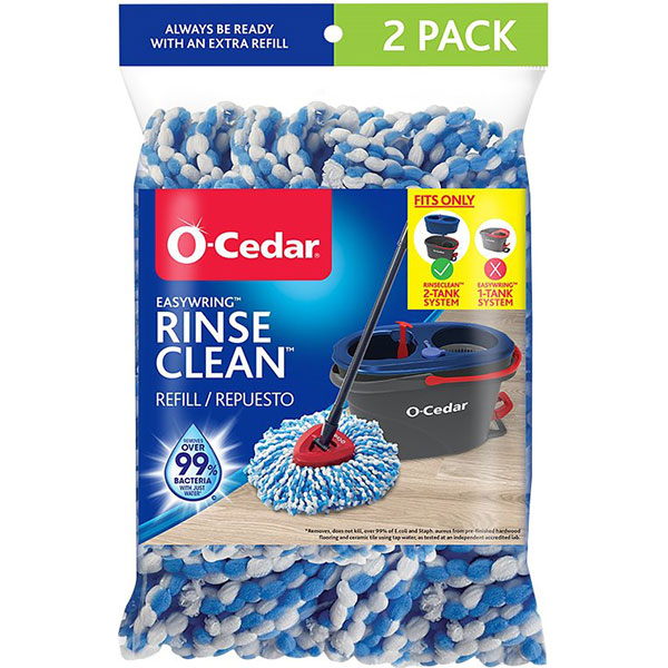 SPIN MOP - O'CEDAR REFILL 2PK