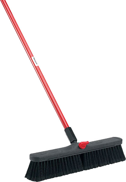 BROOM - 18" SOFT INDOOR W/HANDLE