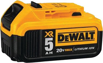 BATTERY - DEWALT MAX 20V 5AH