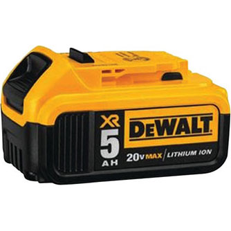 BATTERY - DEWALT MAX 20V 5AH