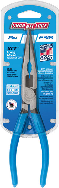 PLIERS - CHANNELLOCK 8" LONGNOSE