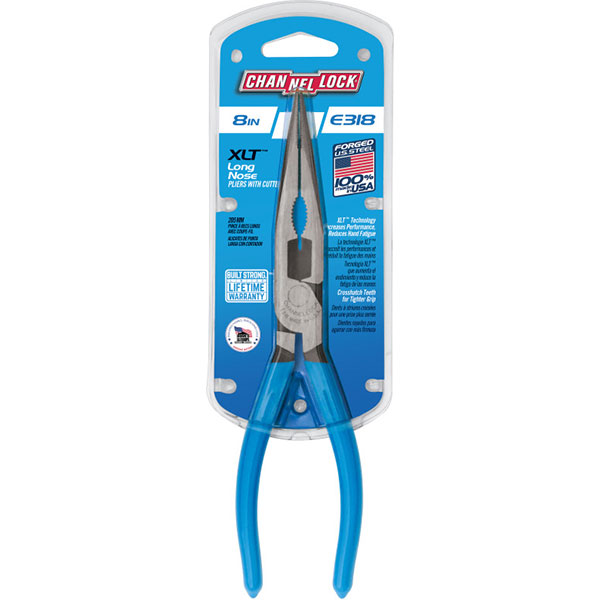 PLIERS - CHANNELLOCK 8" LONGNOSE