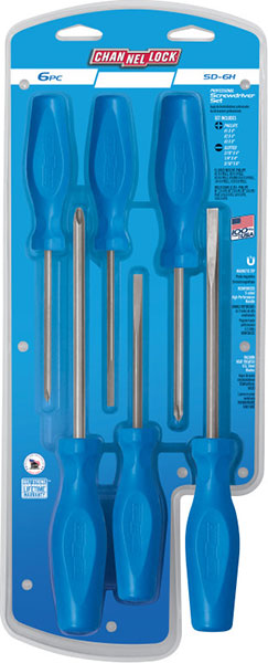 SCREWDRIVER SET - CHANNELLOCK 6P