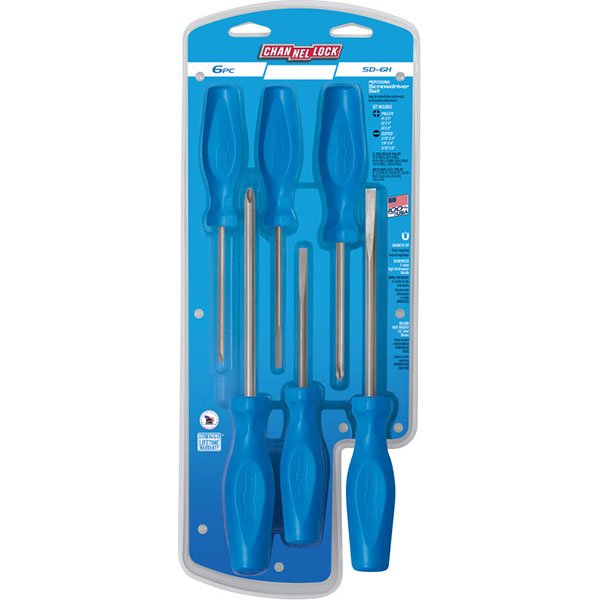 SCREWDRIVER SET - CHANNELLOCK 6P