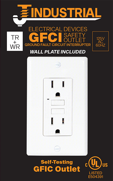 OUTLET - GFCI WHITE 20 AMP TR WR