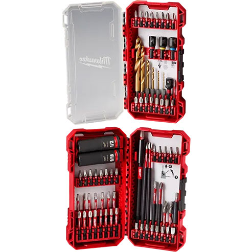 DRILL & DRIVER SET - MILWAUKEE 75 PC