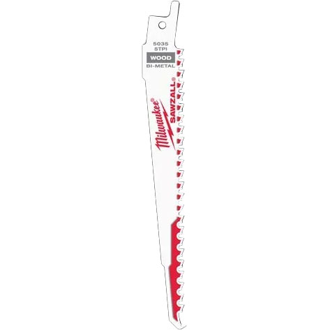 BLADE - MILWAUKEE 6" RECIPROCATING WOOD 5T