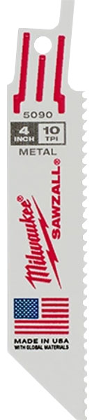 BLADE - MILWAUKEE 6" RECIPROCATING METAL 18T