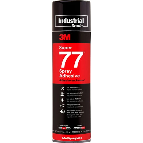 ADHESIVE - 3M SPRAY 77 13.8 OZ.