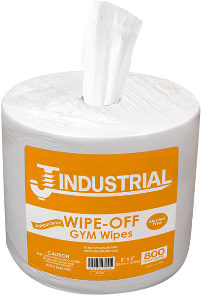 GYM WIPES - WIPE-OFF PK/800